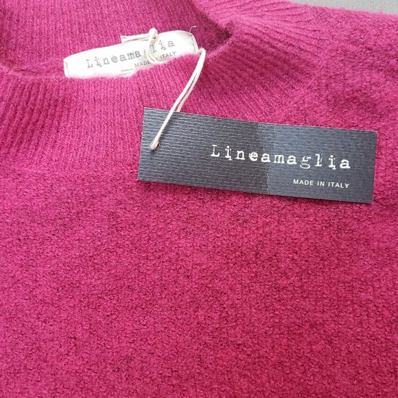 Lineamaglia NWT dropped shoulder sweater  Rose  Size S Made in Italy. 🦃BF🦃25 - Picture 7 of 8